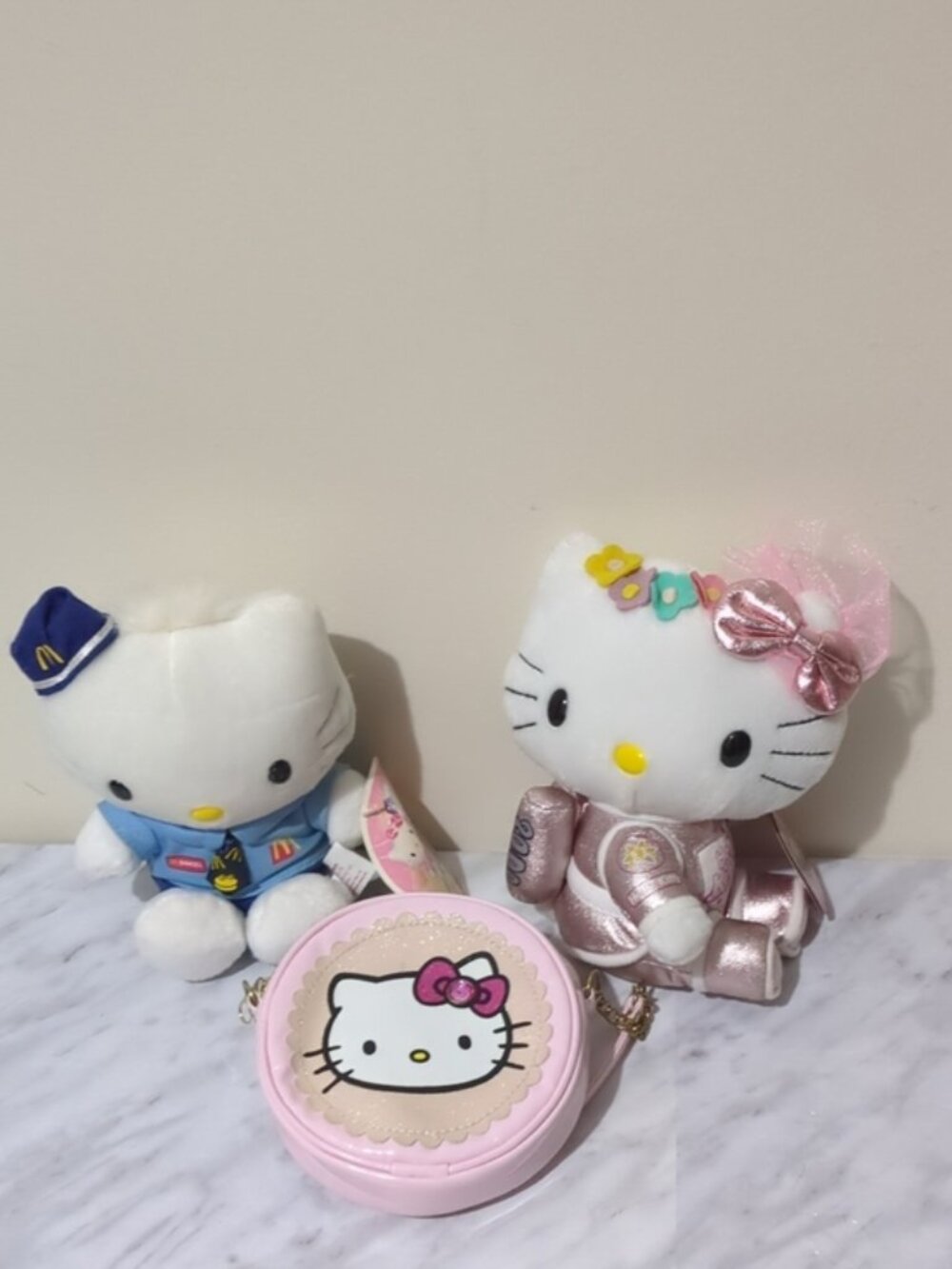 Hello Kitty Plush Bundle - 2 Plushies & 1 Coin Purse